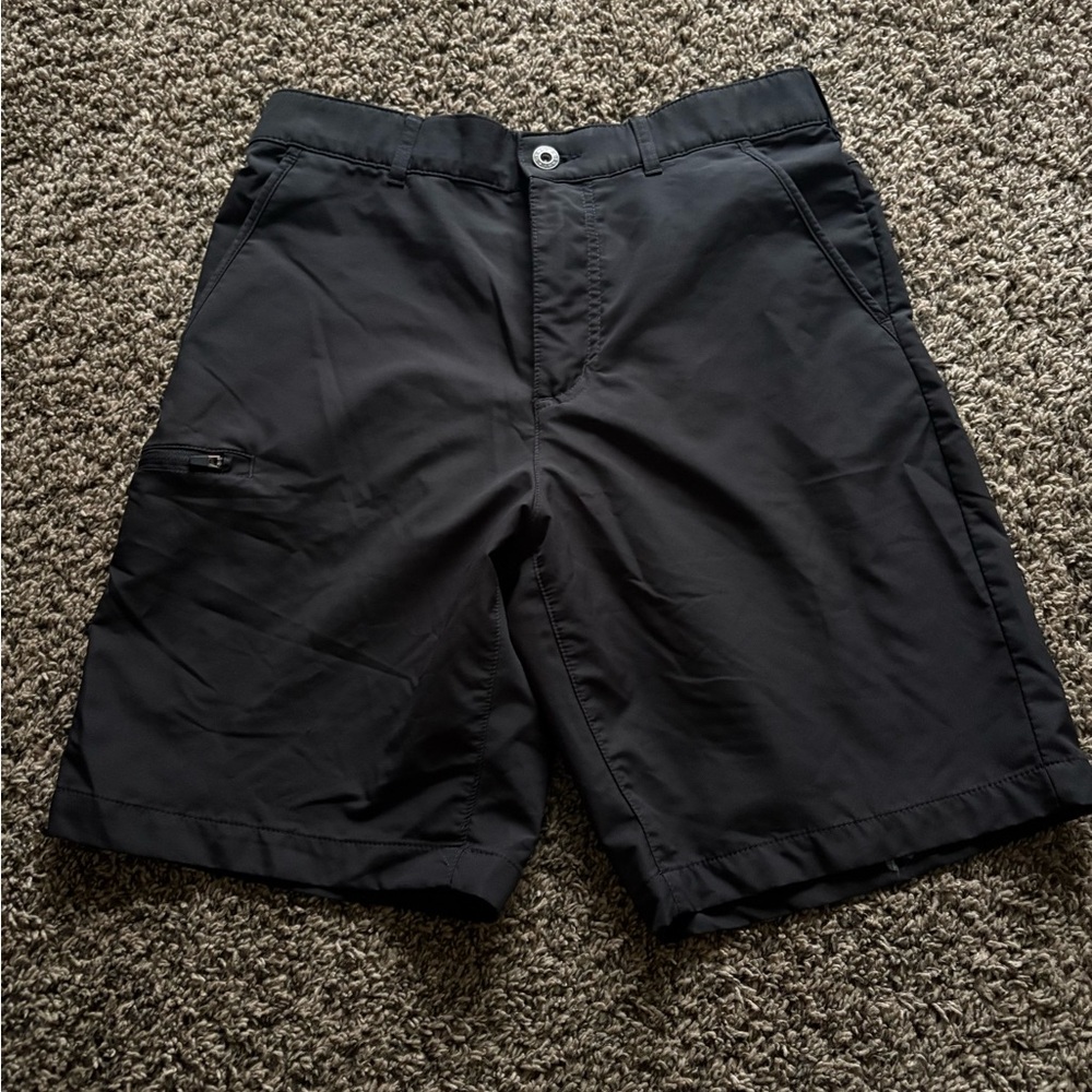 Gerry Weber Men's Charcoal Flat Front Shorts